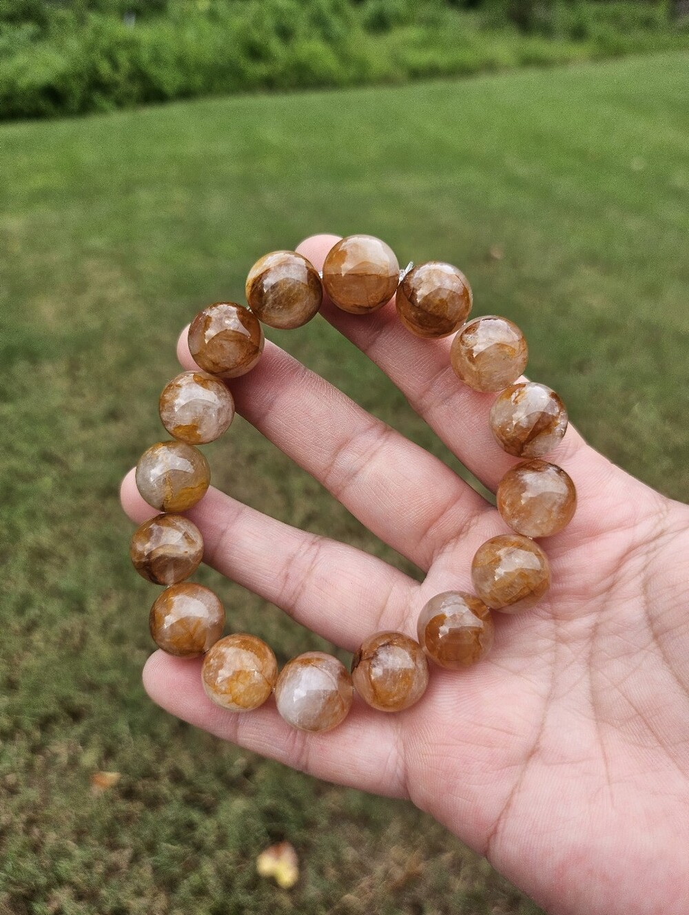 chunky golden healer bracelet - Picture 5 of 11